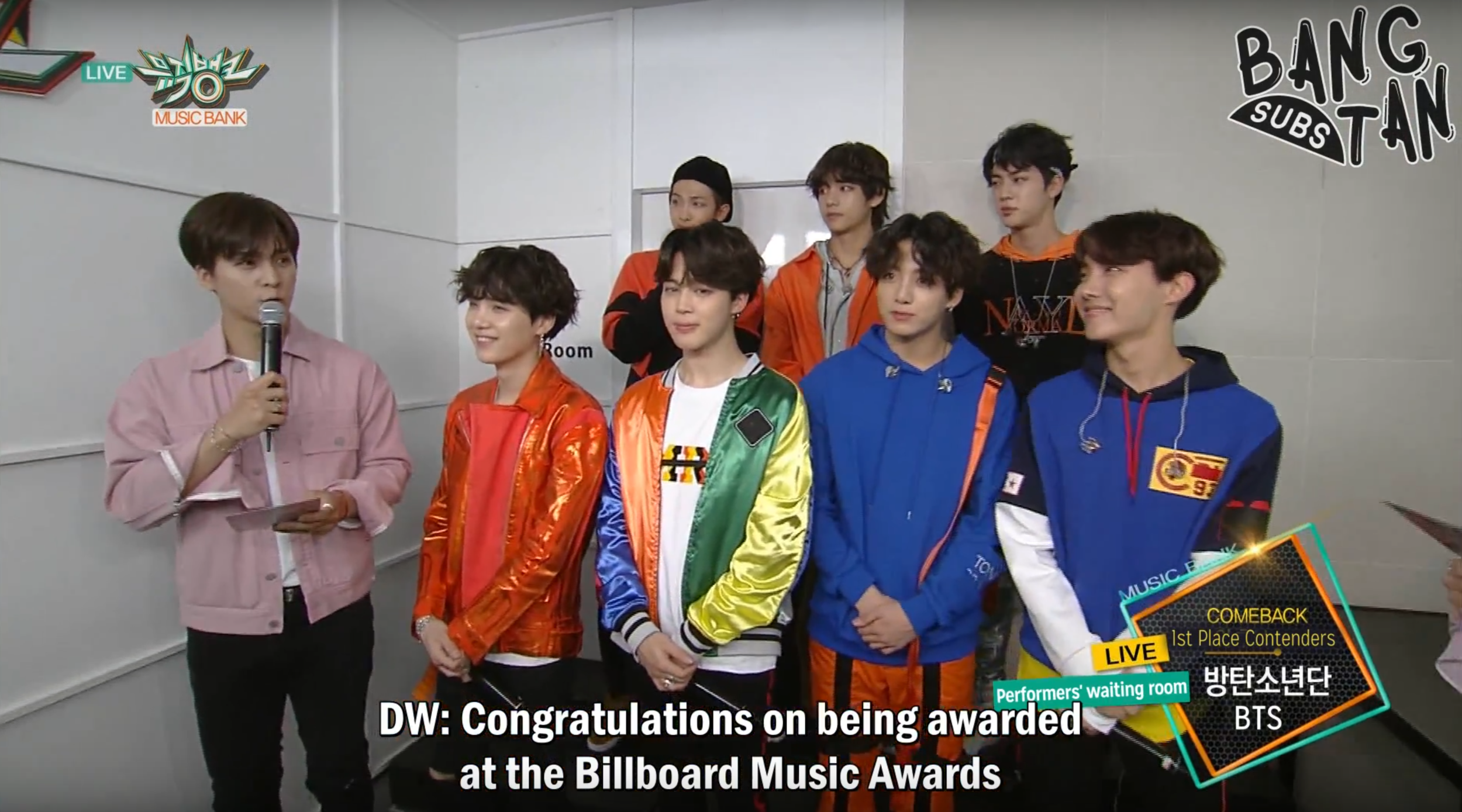 180525 Music Bank - Waiting Room Interview