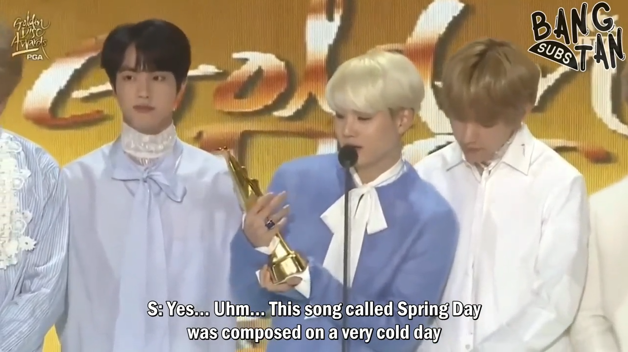 180110 Golden Disc Awards - Digital Bonsang