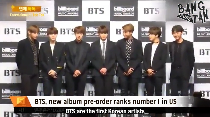 170830 MBC Evening Entertainment Talk Talk - BTS, New Album Pre-Order Ranks Number 1 in US