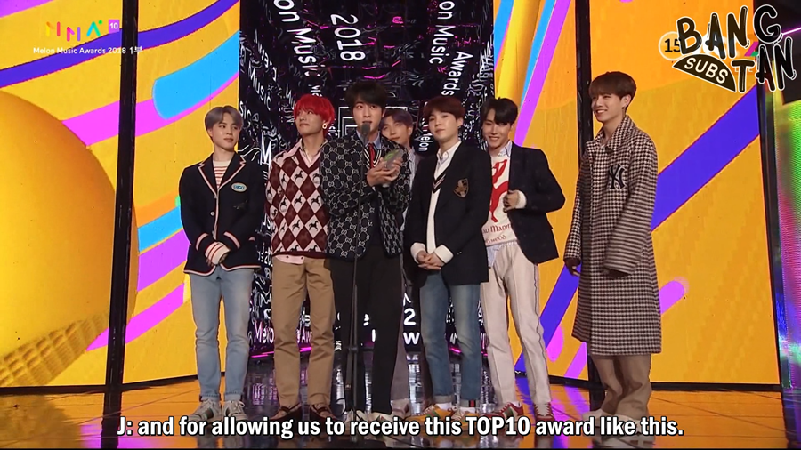 181201 Melon Music Awards - TOP 10 Artist
