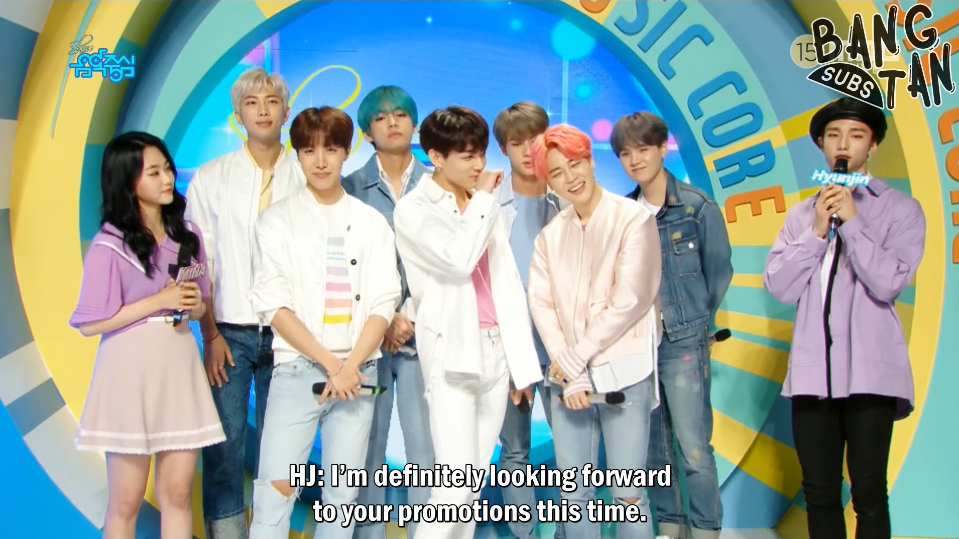 190420 Music Core - Waiting Room Interview
