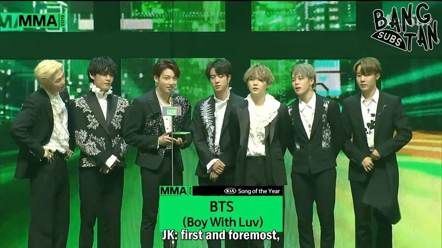 191130 Melon Music Awards - Daesang for Best Song of the Year with Boy With Luv