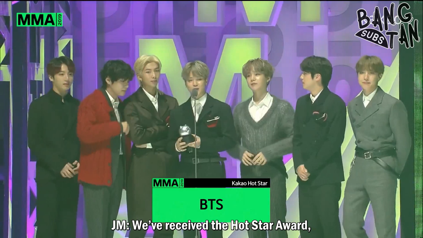 191130 Melon Music Awards - Kakao Hot Star Award