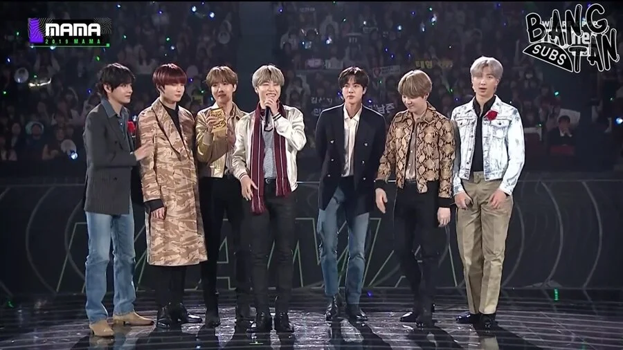 191204 MAMA - Best Dance Performance Male Group with Boy With Luv