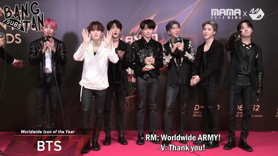 181213 [2018MAMA x M2] Thank You Stage in Japan