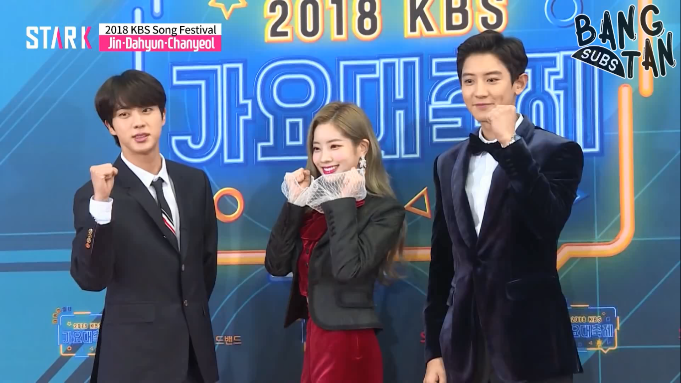 181228 KBS Song Festival - MC’s Red Carpet with Jin