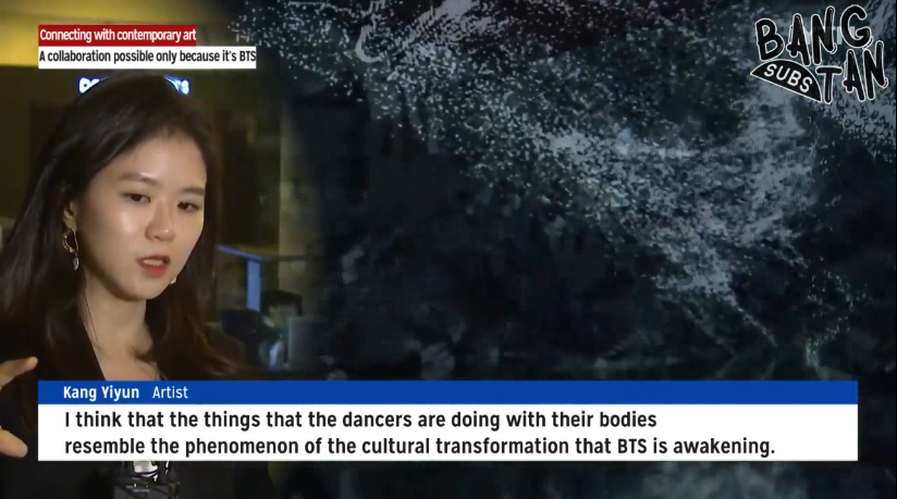 200129 YTN - Connecting with contemporary art..."A collaboration possible only because it's BTS"