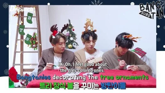 191225 “Prepare for a fun time! HopeKkookTae Holiday” Ball decorating ver. 
