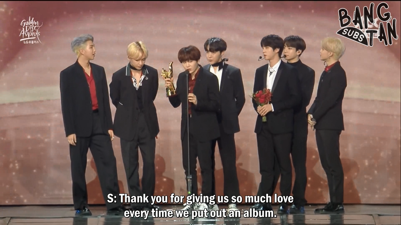190106 Golden Disc Awards Day 2 - Album Bonsang
