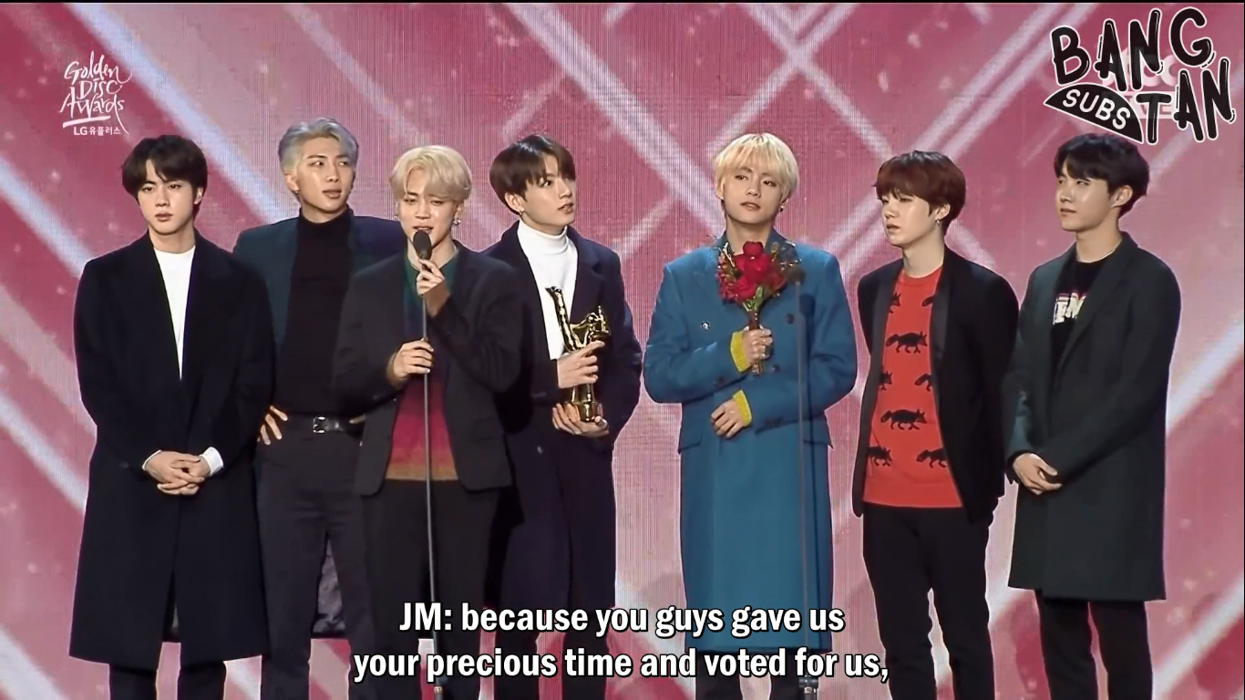 190106 Golden Disc Awards Day 2 - U+ Idol Live Popularity Award
