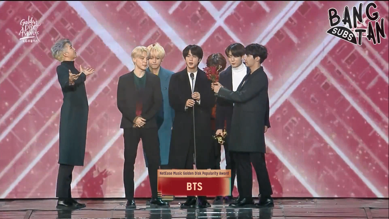 190106 Golden Disc Awards Day 2 - NetEase Music Golden Disc Popularity Award
