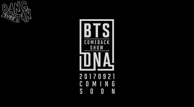 170916 [COMEBACK SHOW - BTS DNA] D-5