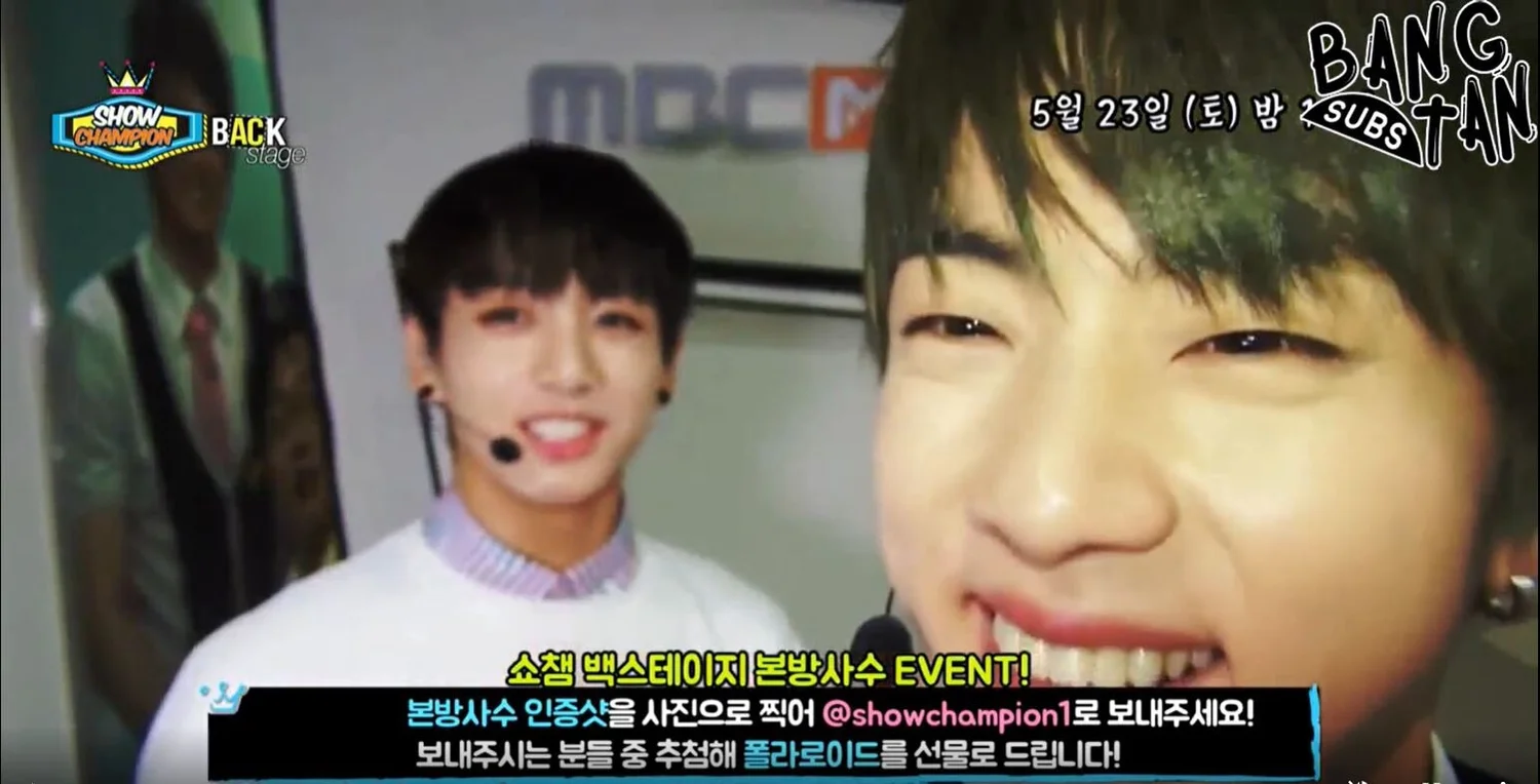 Bts Is The Only One On Twitter Pic 130626 Mbc Show Champion Suga Jungkook Rap Monster Http T Co Immqthk52h