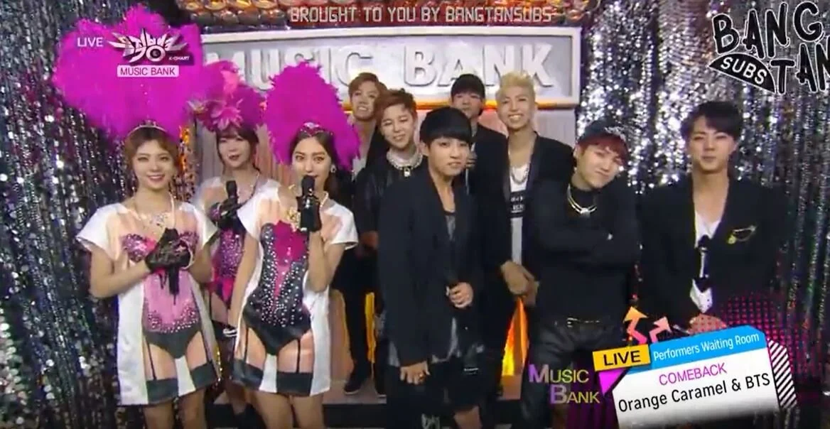 140822 Music Bank - Waiting Room Interview