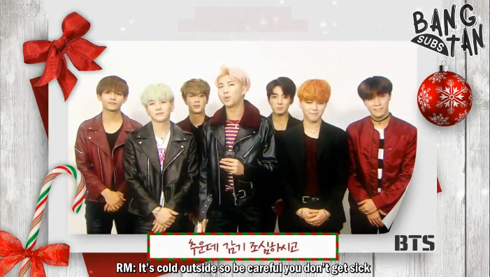 151220 Inkigayo - Christmas Message