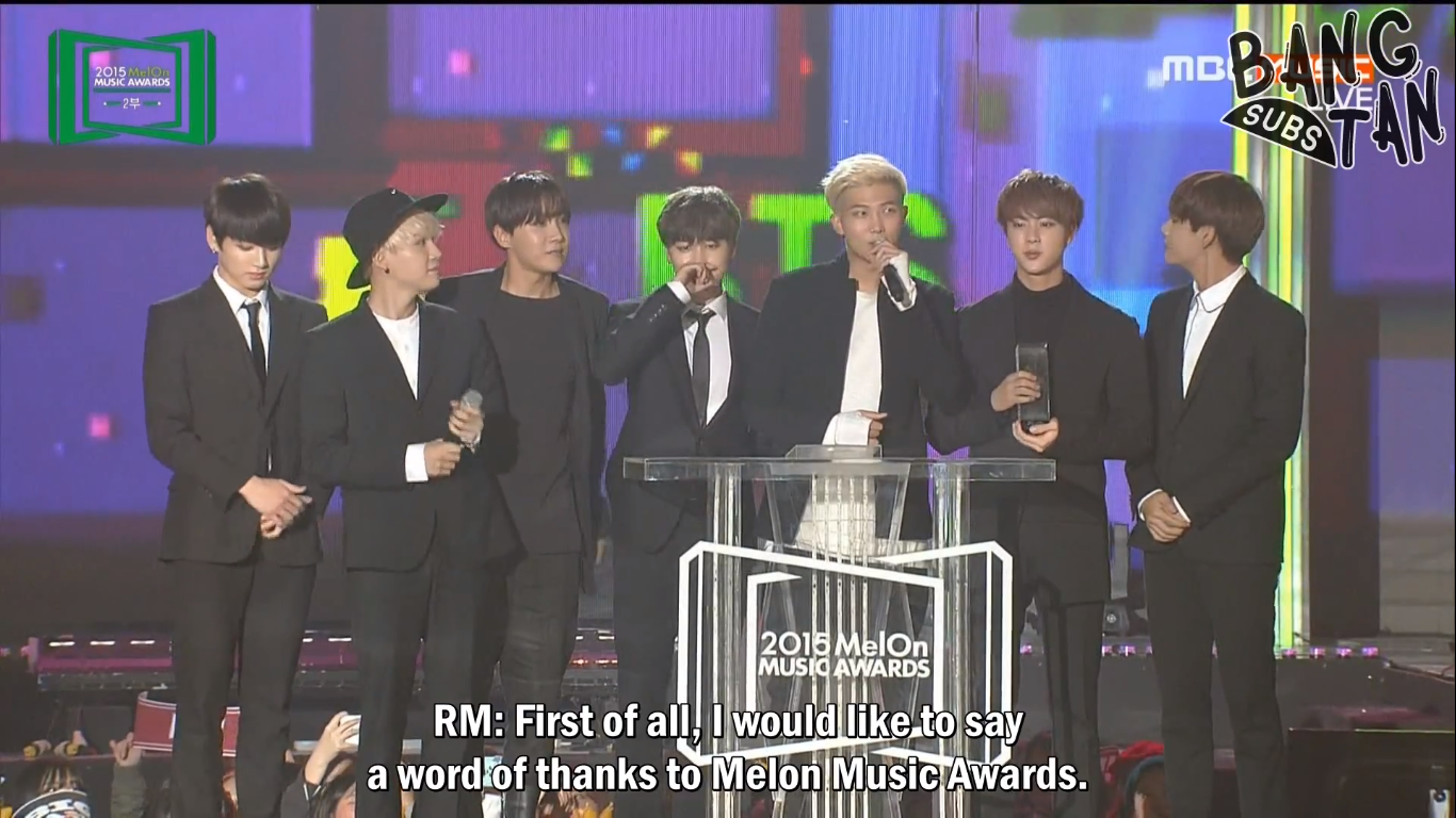 151107 Melon Music Awards - Best Dance (Male) with I NEED U