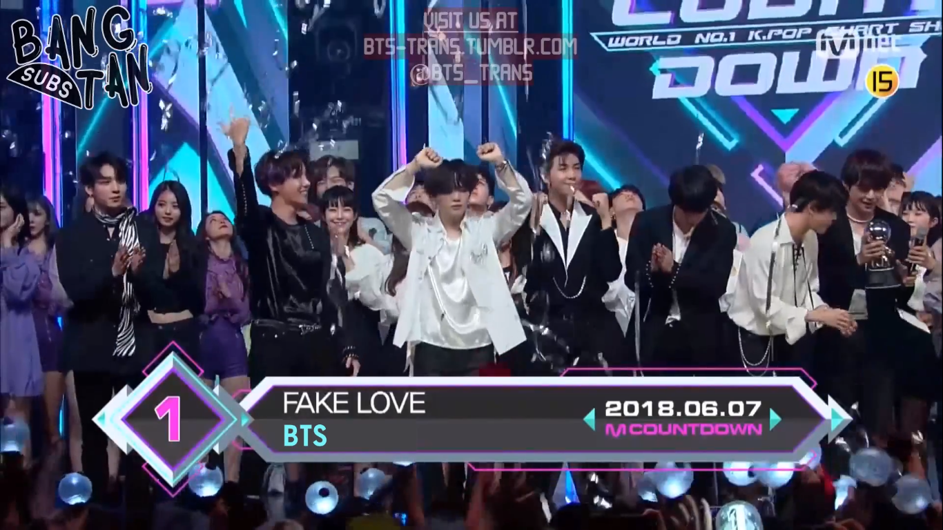 180610 M!Countdown [180607 EP.573] Top in 1st Week of June, 'BTS’ with 'FAKE LOVE', Encore Stage!