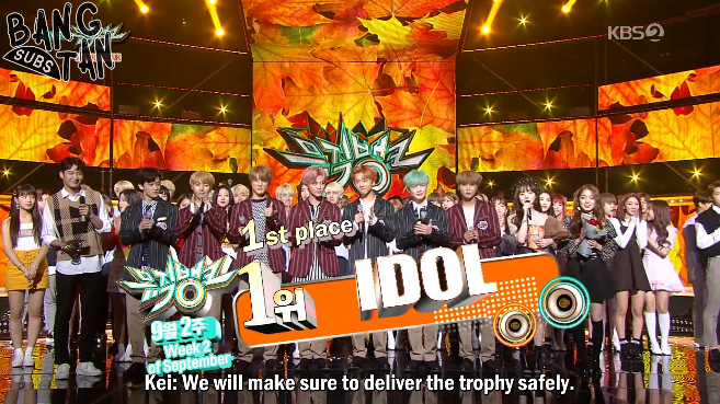 180914 Music Bank - 1st Place