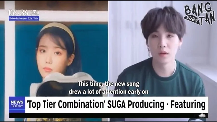 200507 Today Entertainment Talk Talk - IU · SUGA 'eight' Conquers the Charts Right After Its Release