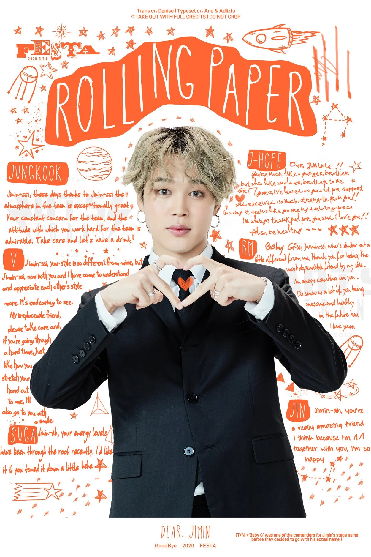 Jimin's Rolling Paper