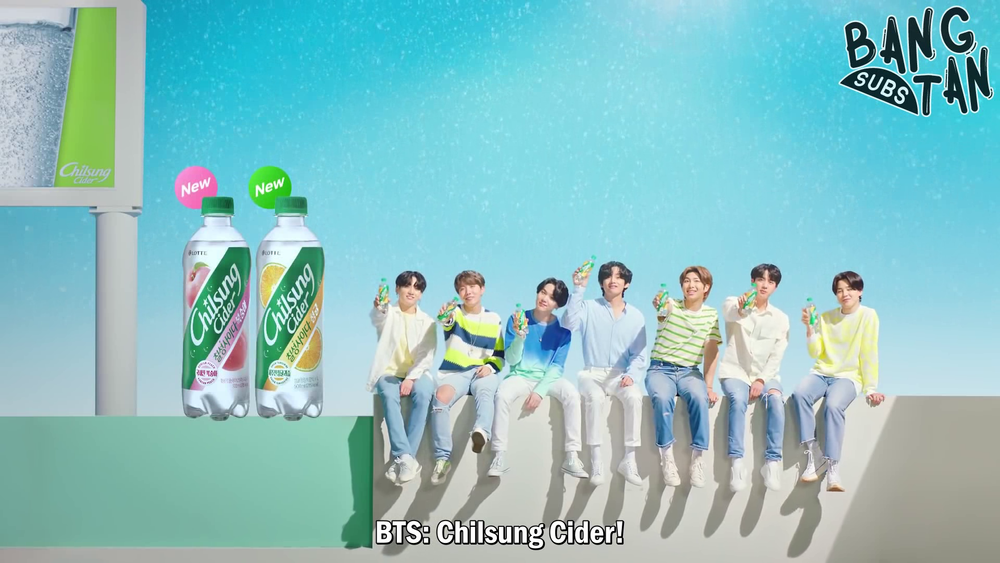200714 Chilsung Cider X BTS - Green Tangerine Play Version — BTS