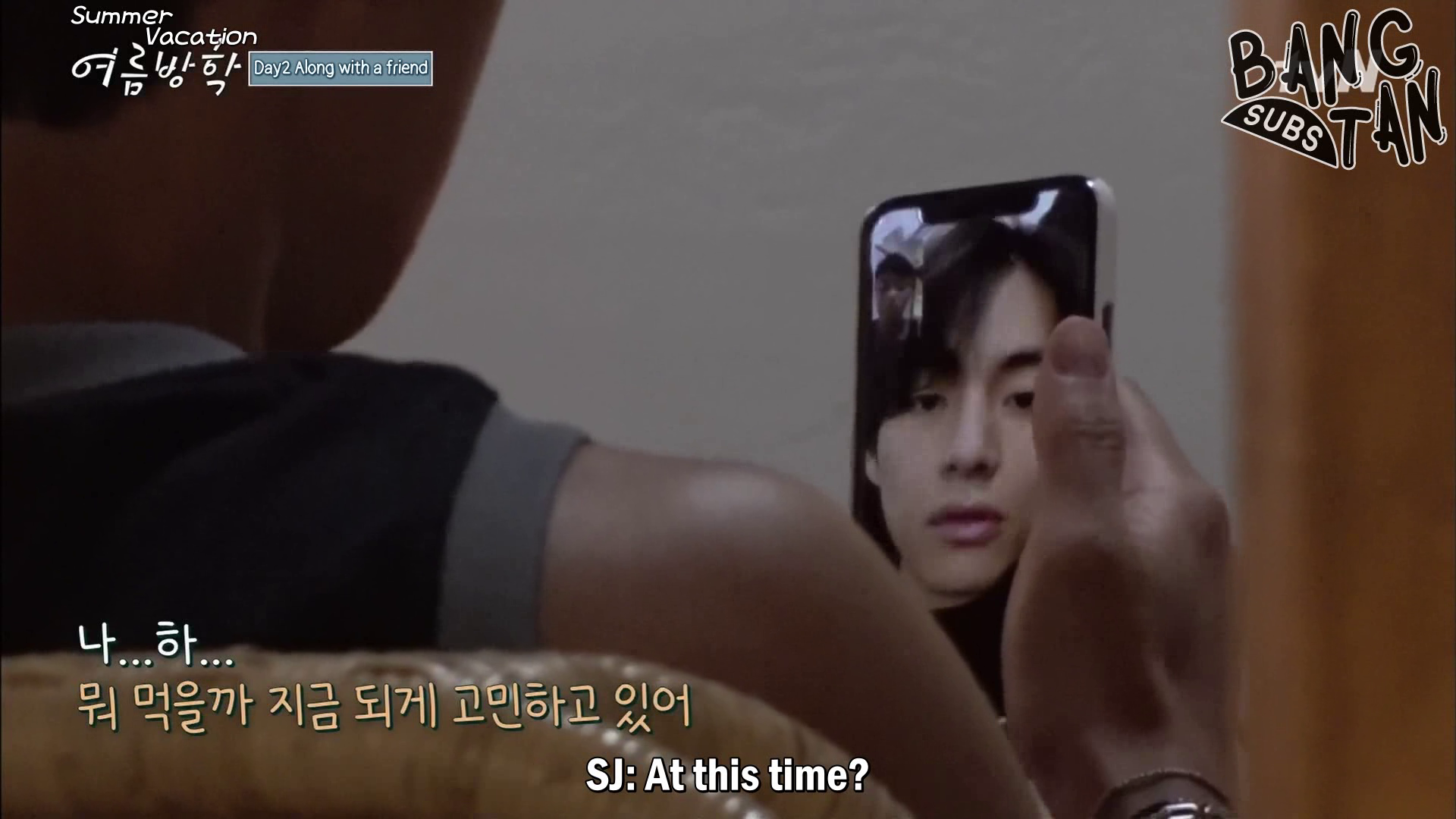 200724 [Summer Vacation] A Call With BTS V! Even a World Star Can't Avoid Agonizing Over (Picking) What to Eat? (Feat. Kimchi Container Story)