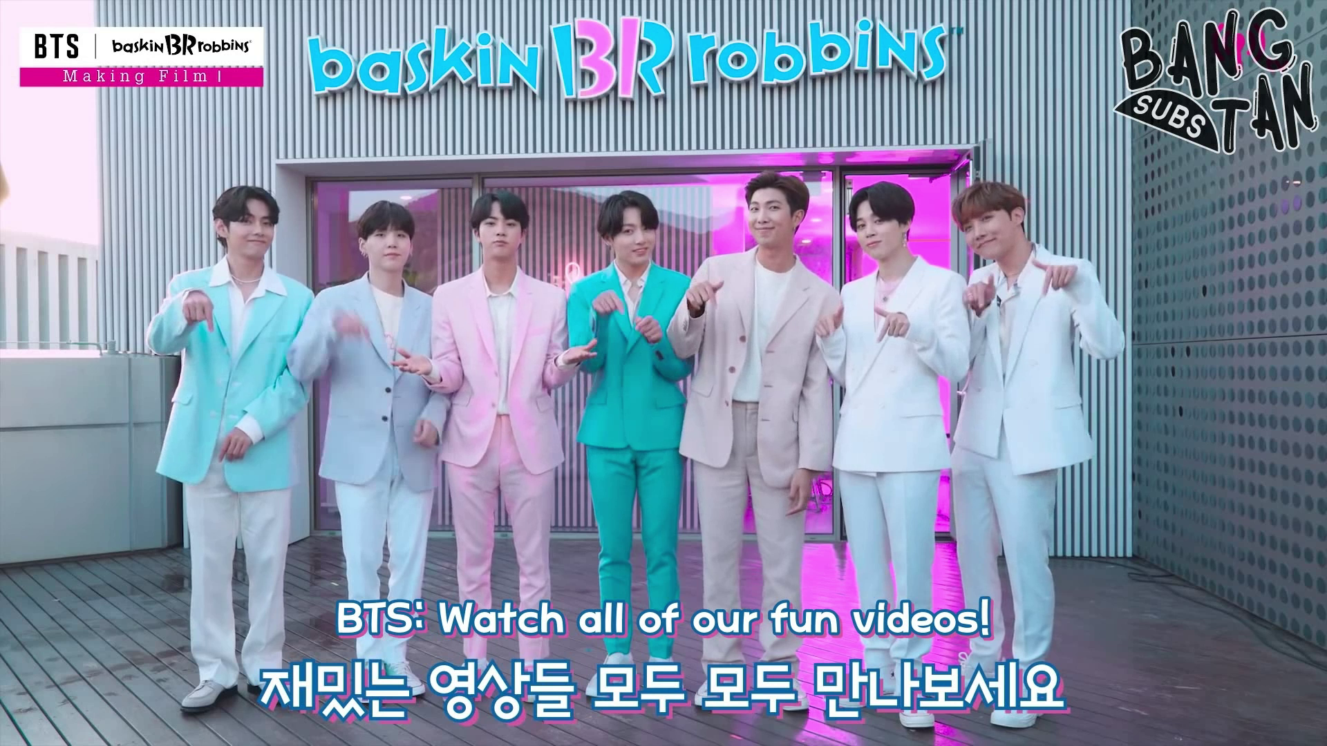 200731 Baskin Robbins X BTS - Making Film 1