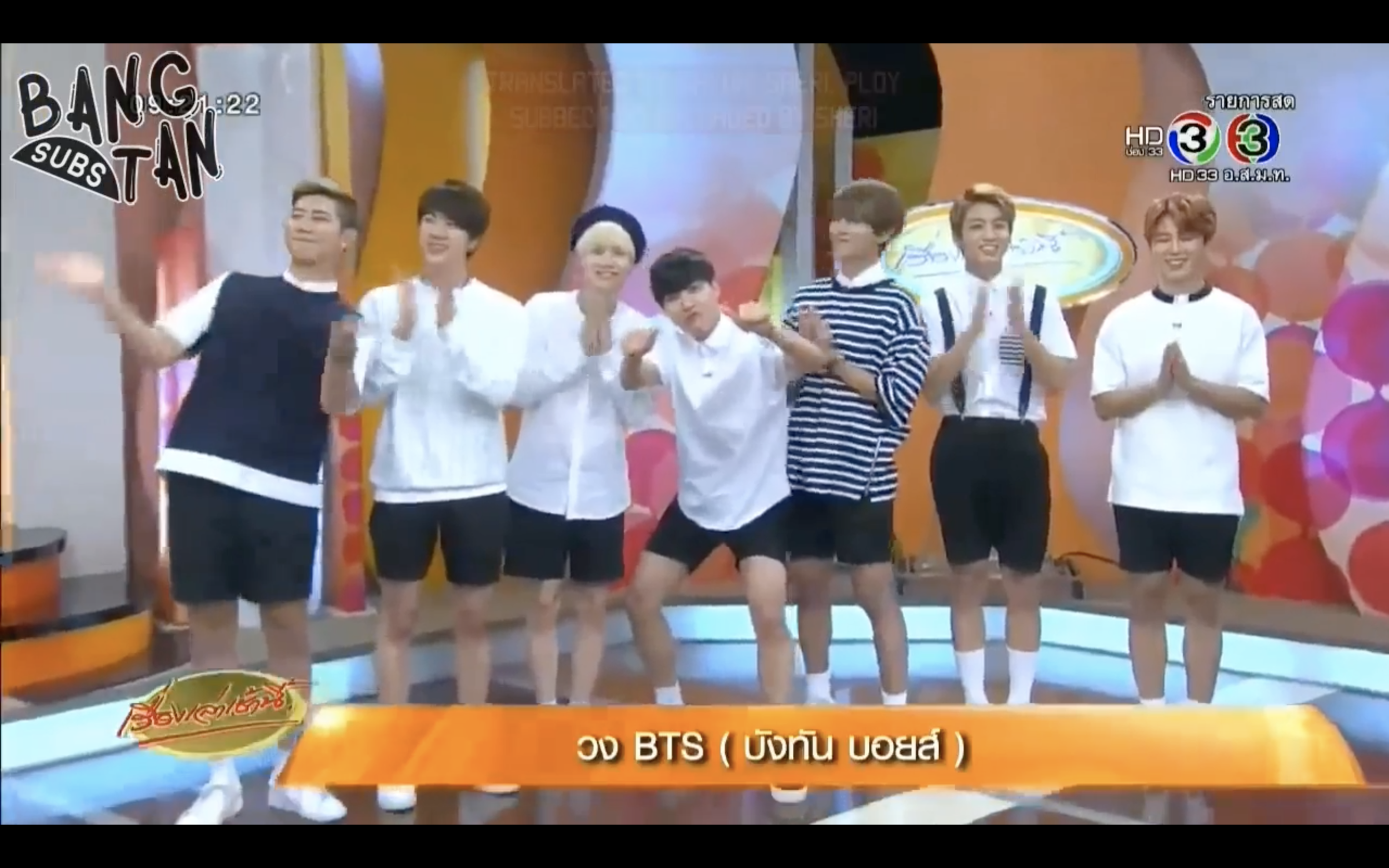 150807 BTS on Morning News TV3 Bangkok