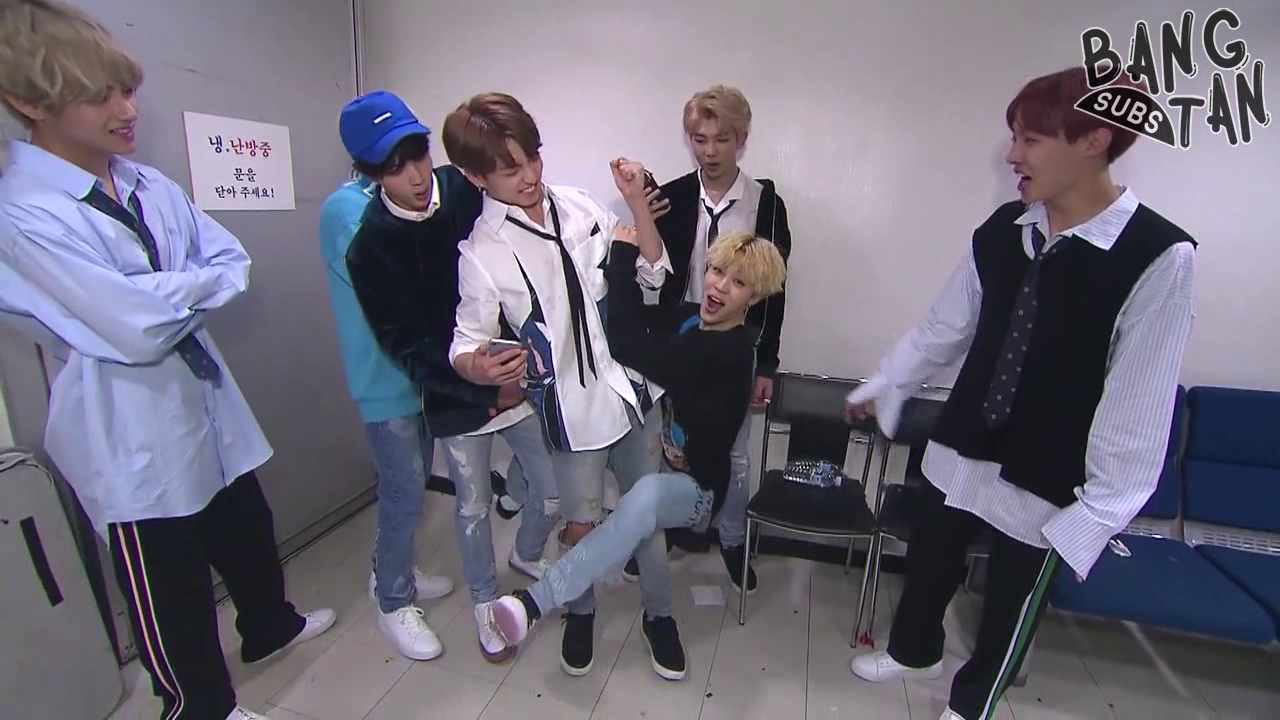 171010 Inkigayo Unreleased Behind Video - BTS' DNA is?