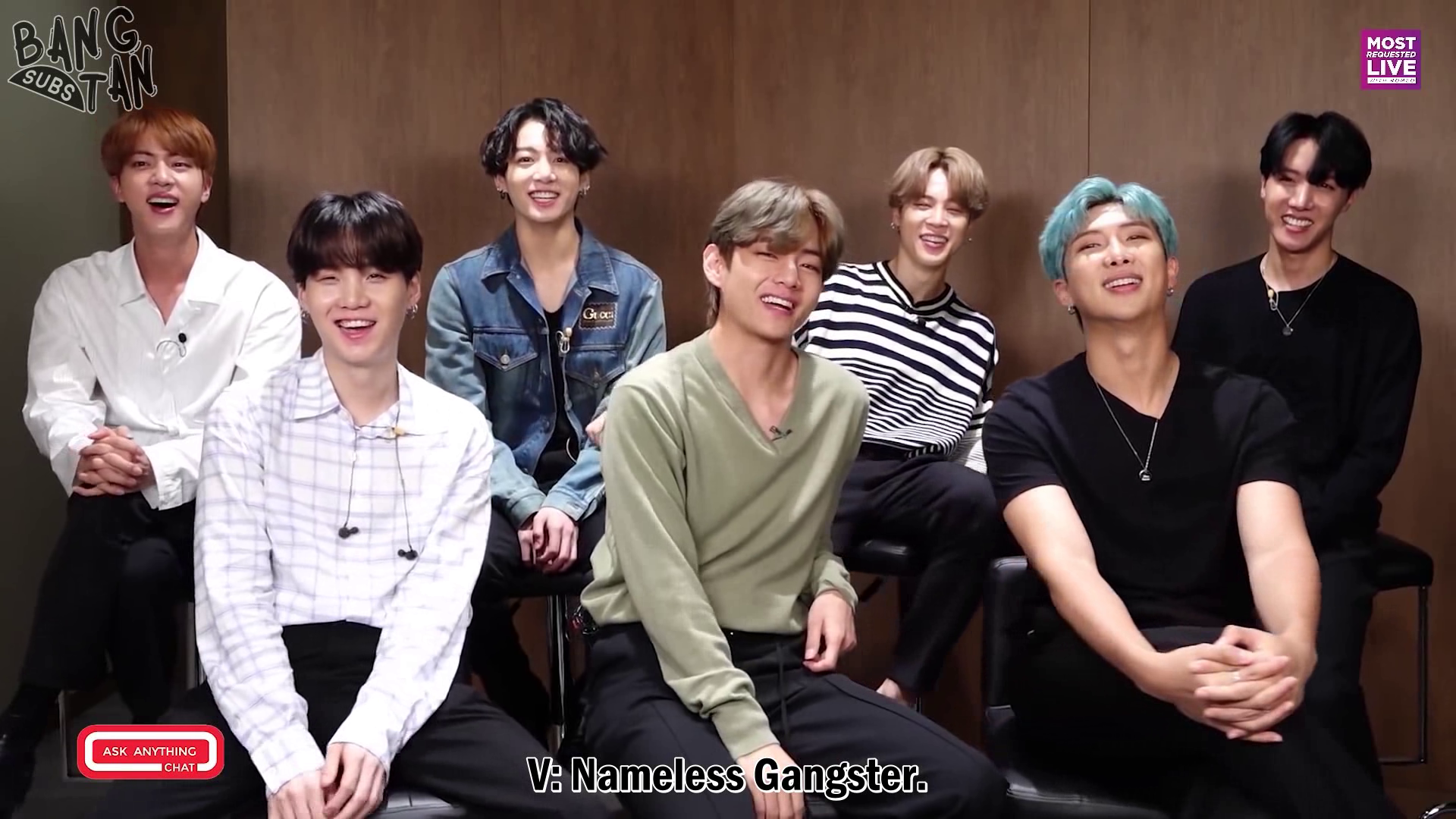 200906 iHeartRadio Most Requested Live - Ask Anything Chat with BTS