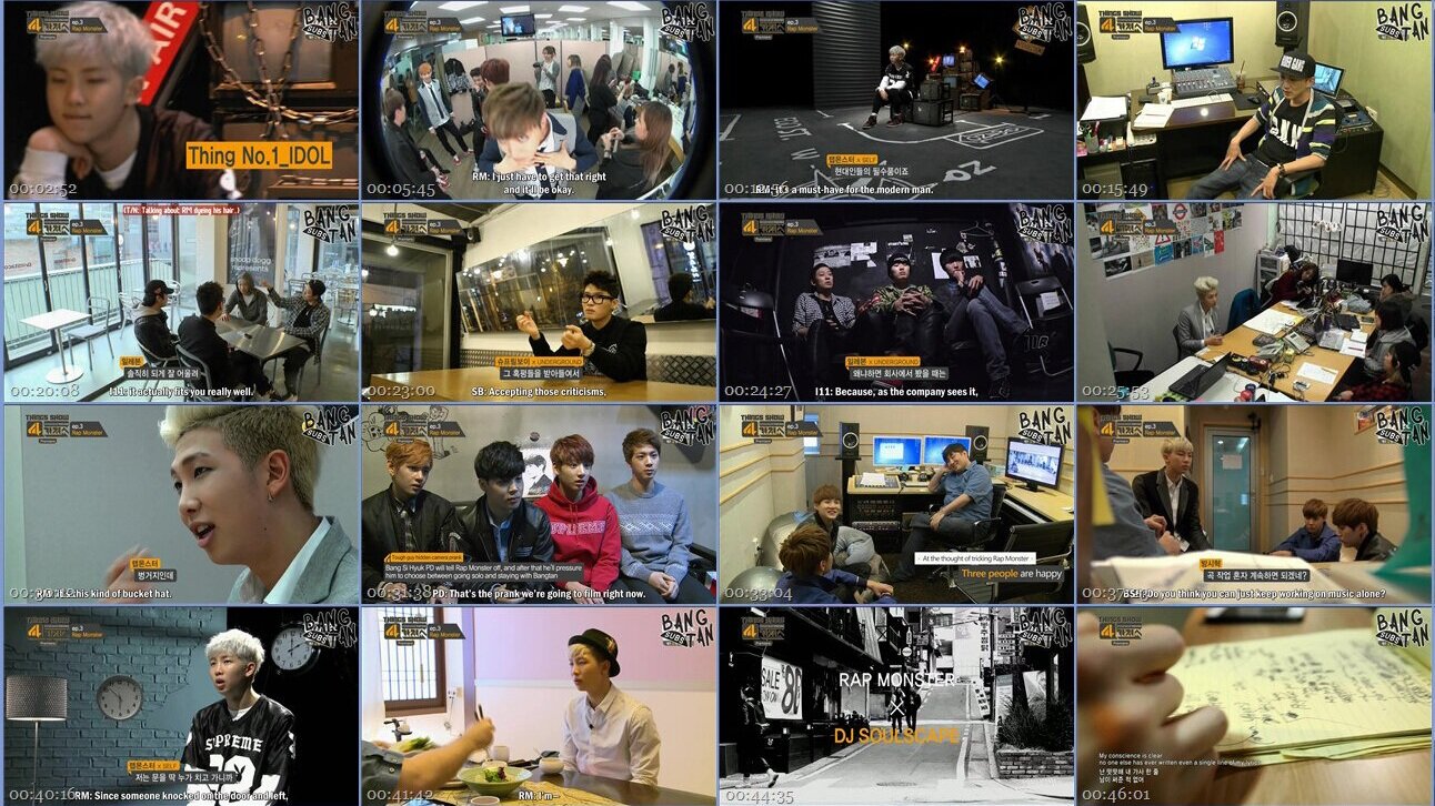 140513 4 Things Show - Episode 3. Rap Monster