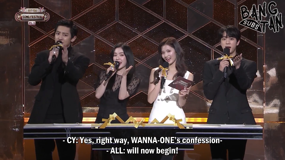 171229 KBS Song Festival - Jin MC Cuts