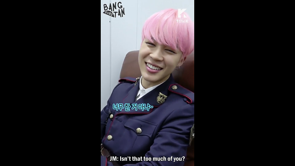 170308 1st person POV of sitting next to Jiminie