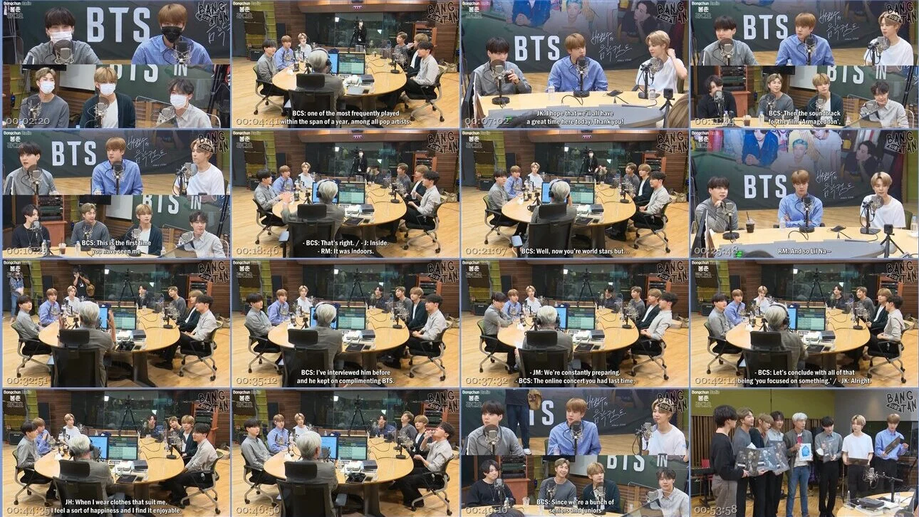 200914 BTS On Visual MBC Radio 'Bae Chul Soo's Music Camp'