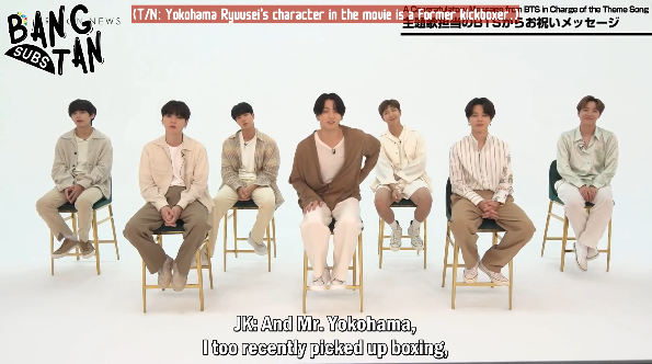 201024 ‘Your eyes tell’ movie stars touched by BTS’ message in Japanese