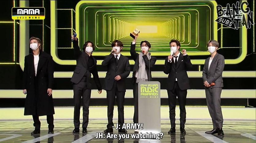 201206 MAMA - Daesang for Artist of the Year