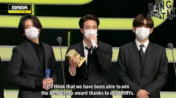 201206 MAMA - Best Male Group