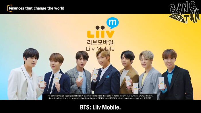 191203 Liiv M X BTS by KB Kookmin Bank (Finance Certification) - Jin, Jimin &amp; Jungkook