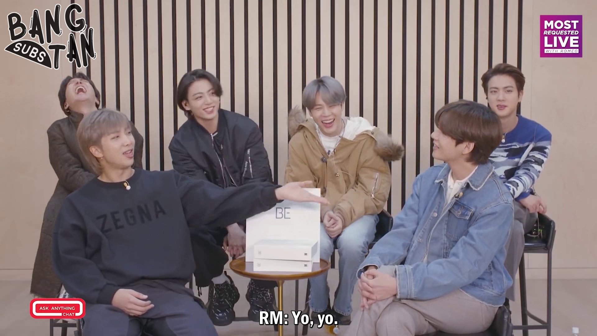 210323 Ask Anything Chat - Why Are His BTS Bandmates Pointing At RM?