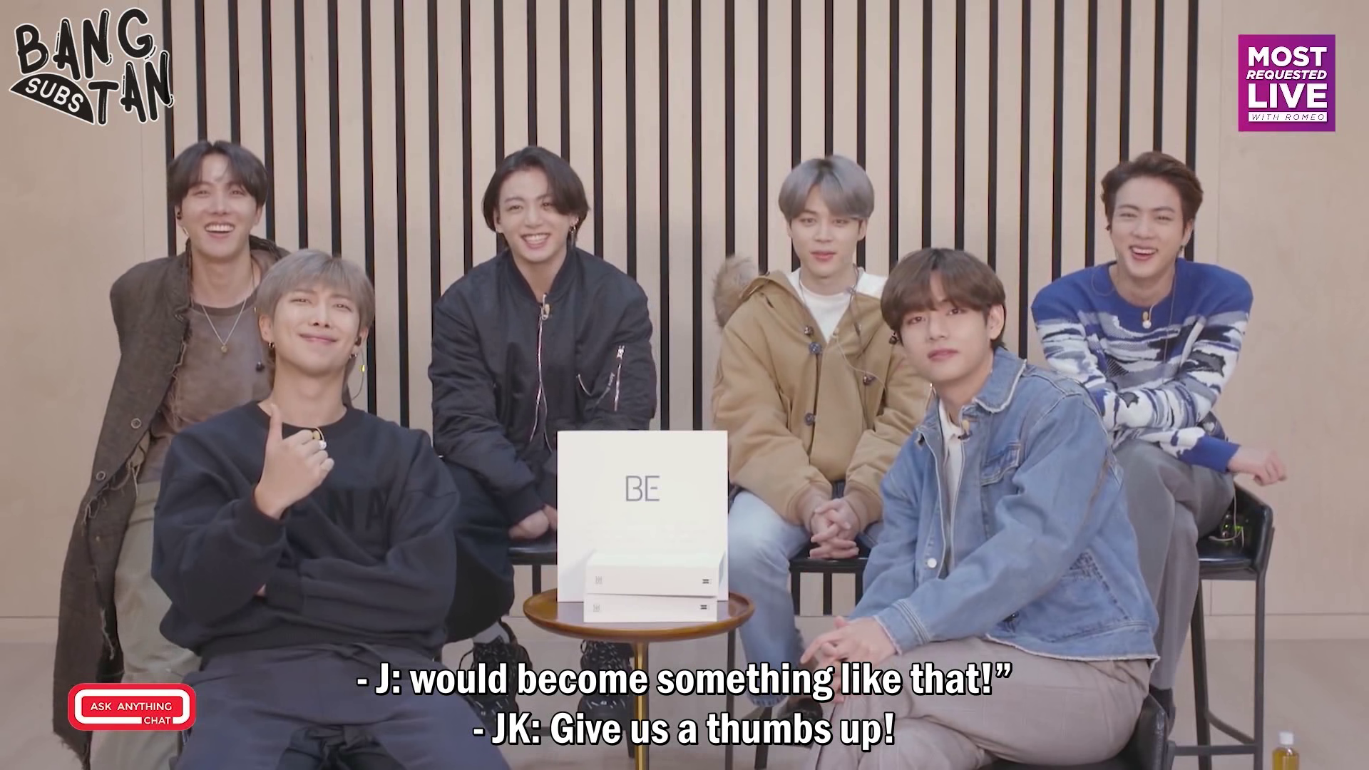 210330 Ask Anything Chat - RM From BTS Explains "Namjooning"