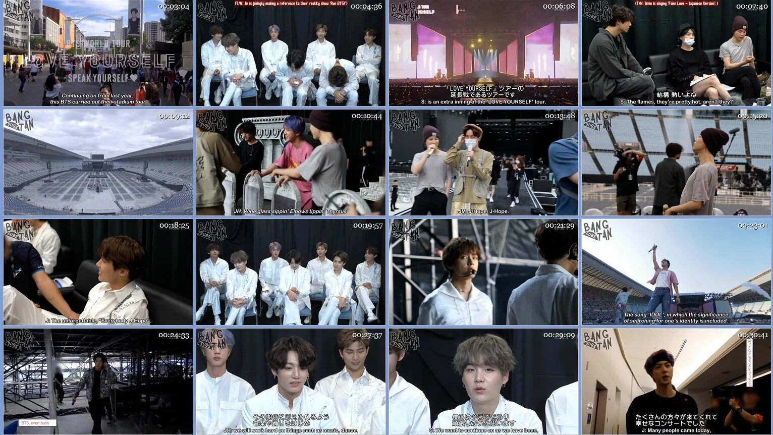 191110 TBS Channel 1 - BTS, Just before the Broadcast of their Stadium Performance! 2019.07