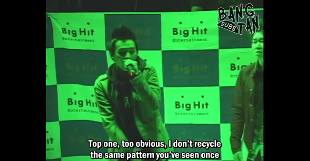 101109 SUGA BigHit 'Hit It' Audition Finals