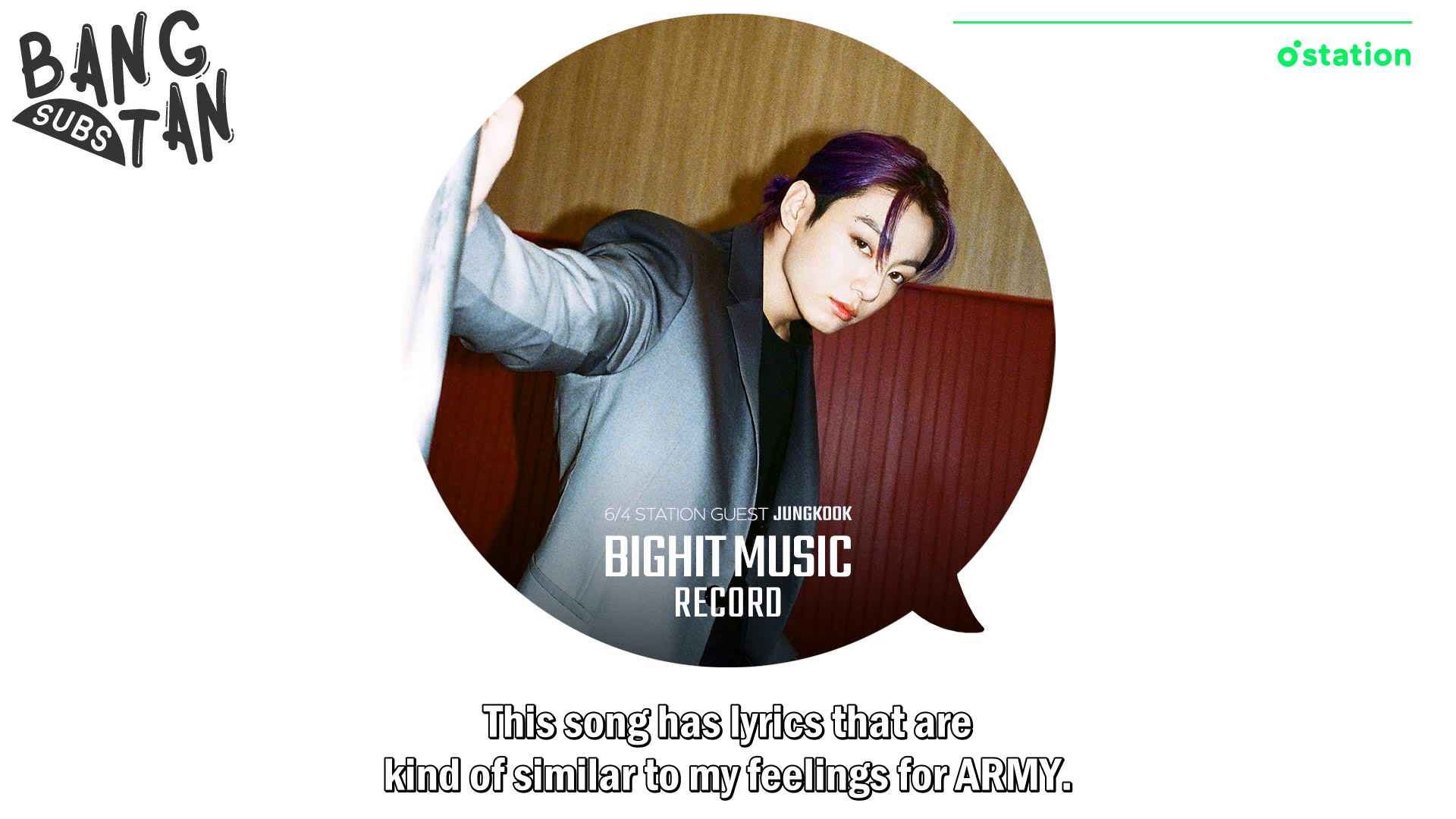 210604 BIGHIT MUSIC RECORD : Jungkook - Melon Station