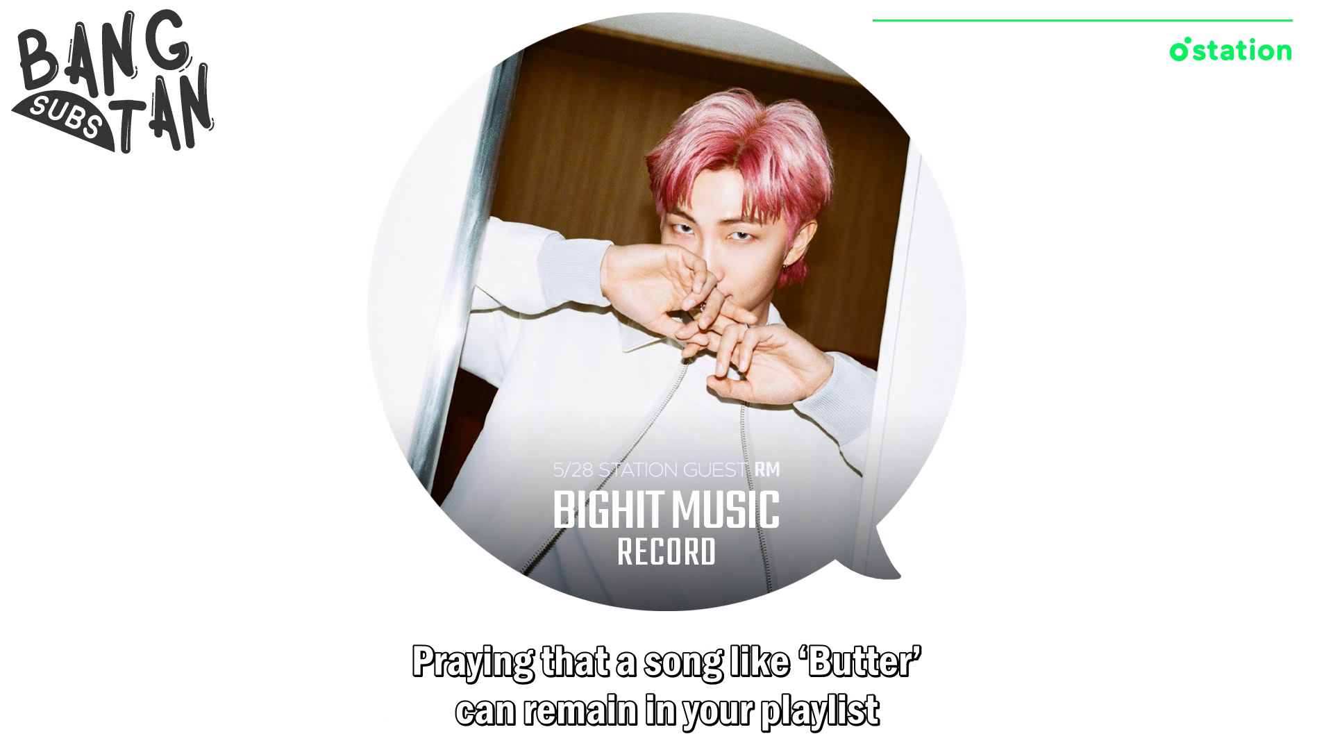 210528 BIGHIT MUSIC RECORD : RM - Melon Station