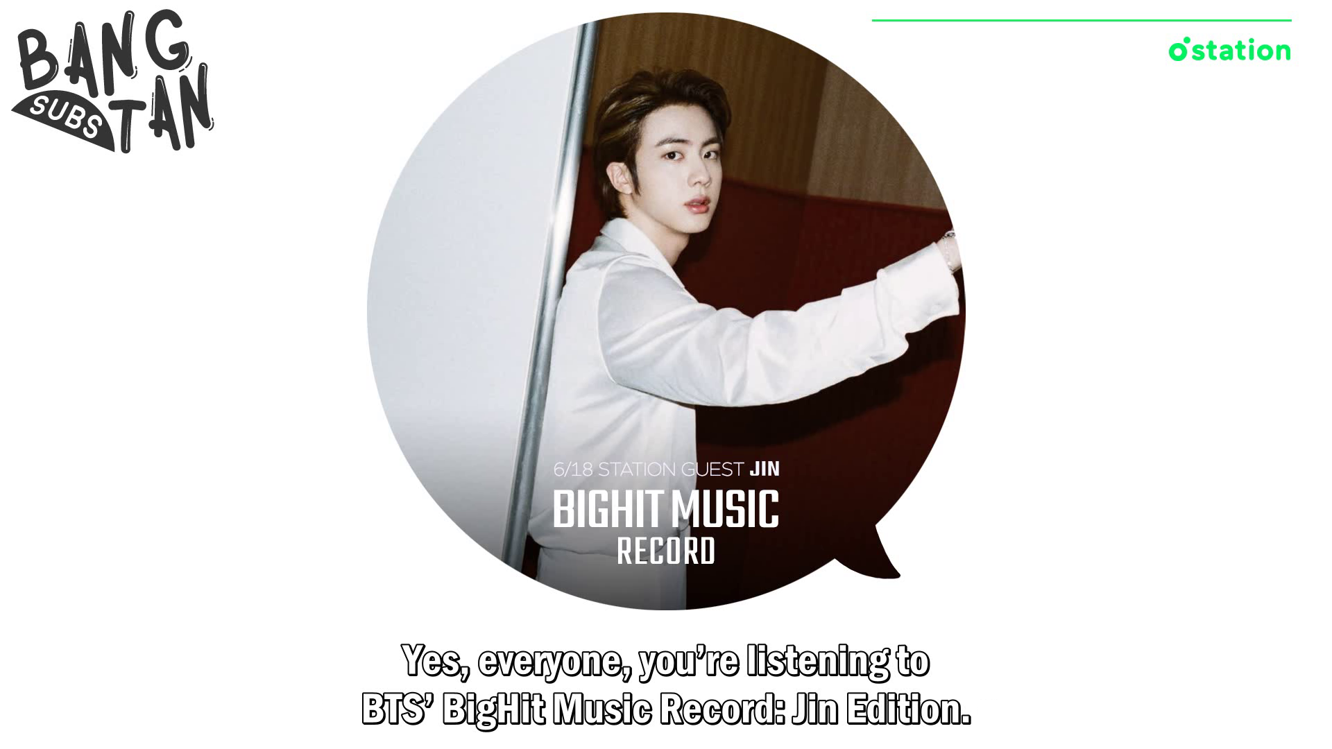 210618 BIGHIT MUSIC RECORD : Jin - Melon Station