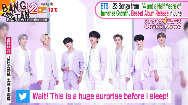 210326 TV Asahi 'Good! Morning' - 'Film out' and ‘BTS, THE BEST’ Album