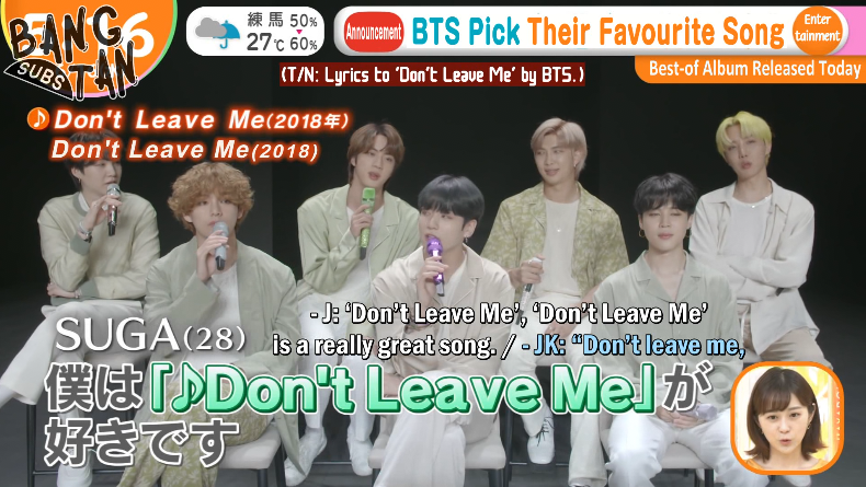 210616 TBS Hayadoki! - ‘BTS, THE BEST’