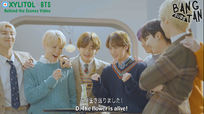210803 LOTTE XYLITOL X BTS - Behind the Scenes Video Flower Edition