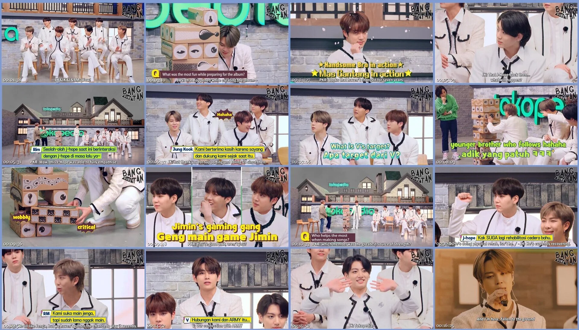 210423 Tokopedia X BTS - Interview &amp; 'Life Goes On' Performance on Ramadan Extra TV Show Special
