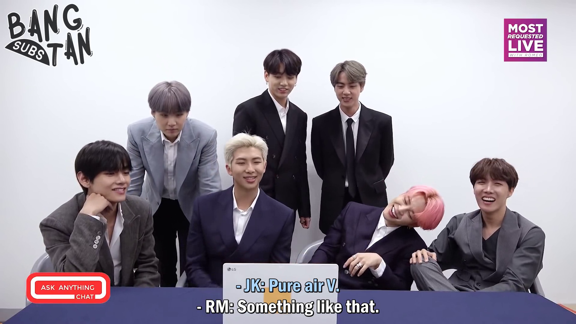 220414 AskAnythingChat - What Makes BTS Smile